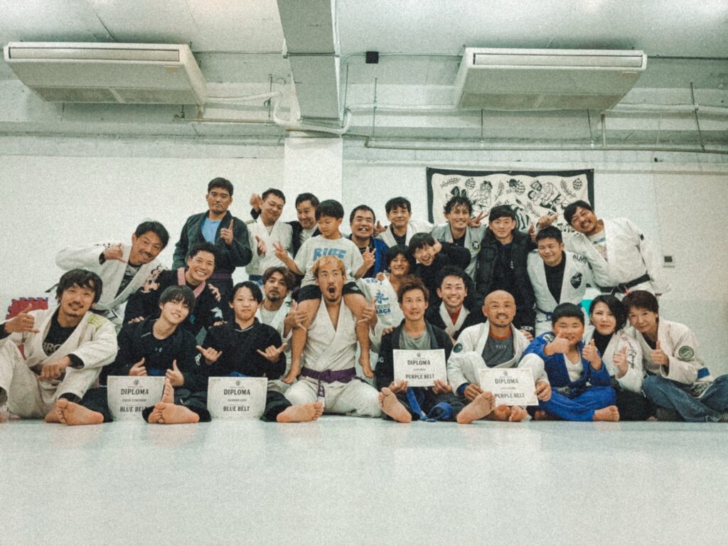 帯授与式終了！